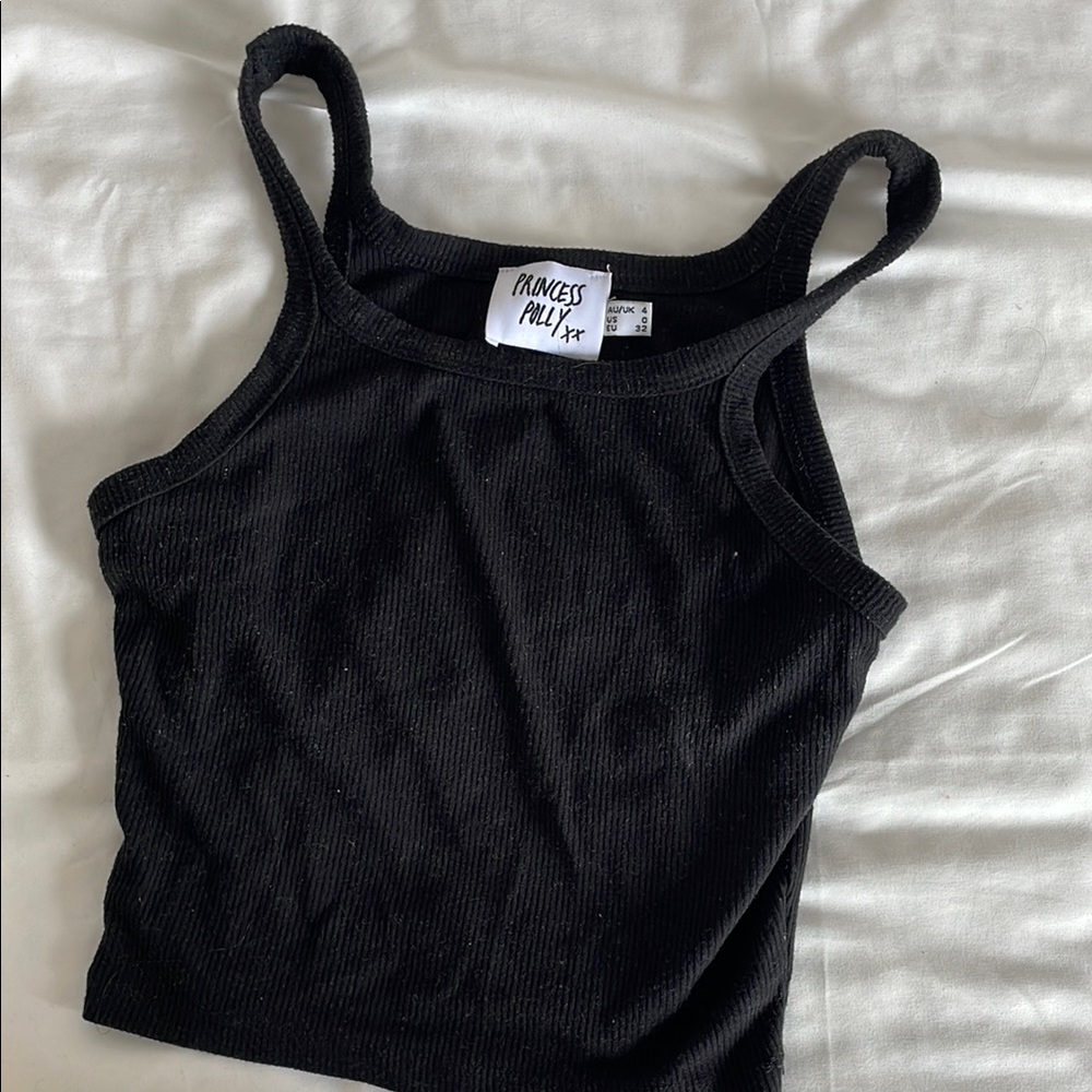 Princess Polly Black Tank Top